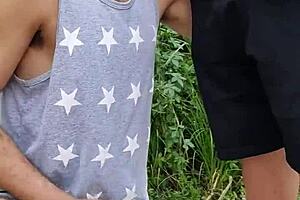 so, they sucked off the hung farmer mid-field while a buddy filmed