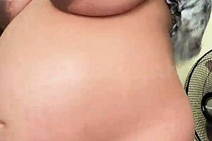 Pregnant Maid Reveals Big Boobs and Hairy Pussy