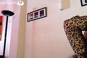 naughty babysitter teases with her stunning body in homemade fun