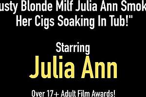 i watch busty blonde milf julia ann smoking in shower