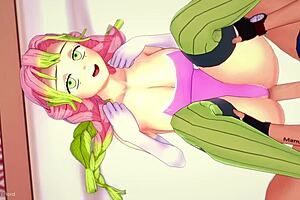 Mitsuri Kanroji Craves Wild Fun in Bed Before Sleep, Uncensored Hentai