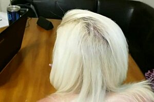 She took a cock in her pussy and then took a piss with it