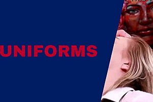 Collared british teen gets off with fucking machine