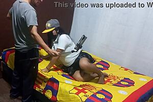 i found my stepmom masturbating in my apartment, then she asked me to help finish the homemade porn video