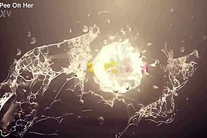 Filthy blonde gets piss fucked hard with blowjob and cum in mouth 😈