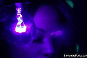 Samantha Saint Fucks Blonde With Big Tits.