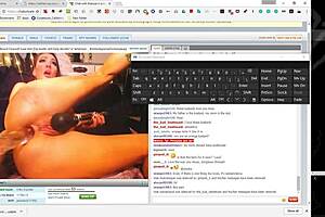 huge dildo accompanied by tits