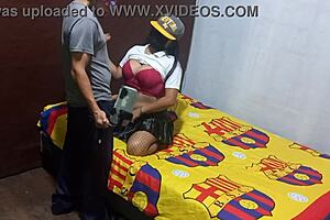 i found my stepmom masturbating in my apartment, then she asked me to help finish the homemade porn video