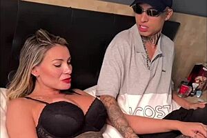 Amateur Threesome Features Hot Sex, Fingering, And Assfucking With Well-Endowed Partner