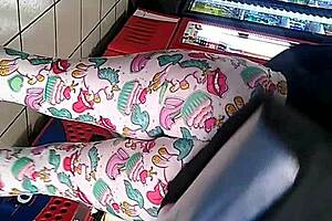 Nylon Feet and Toe Separators in the Car