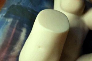 tender pussy gets hard fucking on the office table, snow maiden style.