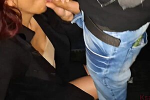 Cuckold Takes Wife To Porn Cinema To Fuck With Strangers