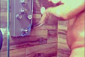 i get all hot n shower to cool off but end up havin a nice orgasm