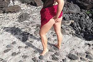 My stunning step mom gives me private classes