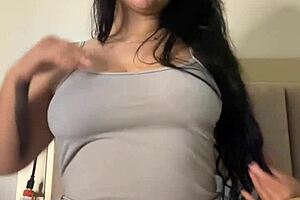 Sexy model spreads her ass for hardcore dildo fucking