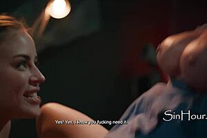 Demon steals dick, forces impregnation threesome