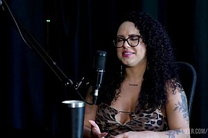 banged handcuffed teen in rough group facial