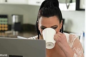 Oh, Busty Mona Azar Caught On Cam!