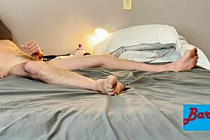 Jack Off With Vibrating Sucking Blowjob Toy On Monster Cock