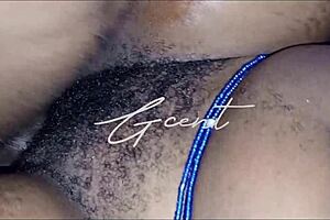 Close up the most passionate and sweet hairy sex close up video