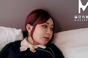 Innocent Nana Shen Hides Sexy Body Under Stockings, Bent Over For Blowjob And Doggystyle!