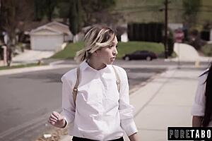 Whitney Wright, Horny Teen, Deepthroats and Bends Over for Doggystyle