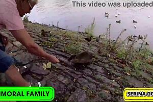 Duck Feeding Leads To Intimate Moments