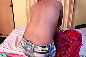 Horny Indian Bhabhi Enjoys Amazing Doggy Style Creampie in Hot Scene