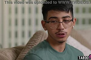 Shy virgin guy finally nails popular teen 18+ cheerleader Melody Marks in uniform.