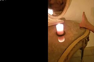 masturbating in vintage mirrors