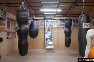 Naughty Gym Hottie Gets BBC Workout