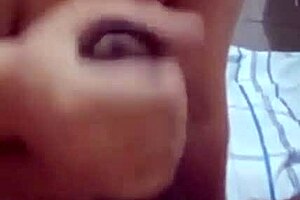 Naughty wife confesses while husband jerks off