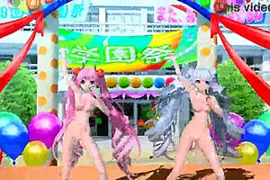 Hatsune Miku Colorful Love Project Diva Nude Mod full nudity