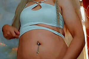 Rica Transsexual Masturbating Intensely With Crossdressing Elements