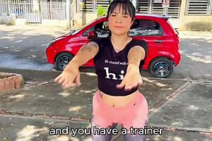 Colombiana Gets Anal Sex from Stranger in Public Park