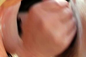 is that pigtailed bitch sucking his monster cock?