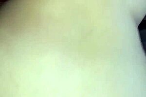 Blonde lady squirts during intense blowjob