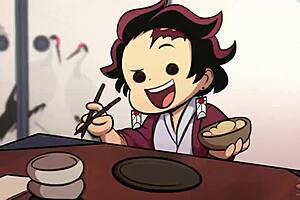 Nezuko's Intense Lesbian Sex with Monster Vagina