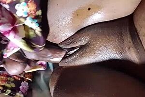 yo, check out this quickie fucking her huge cunt with big pussy lips