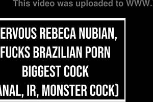 brazilian ebony rebeca nubian fucked anal by the biggest cock in brazil porn anal monster cock 90 unedited porn ir wm bw black woman ob345