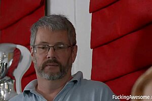 Watch blonde teen ride cowgirl with small tits bouncing? Fucking awesome!