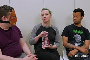 Naughty Kitten Faces Awkward Anal Treatment in Asylum