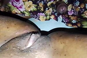 The cream cheese fills the pussy hole like a digger