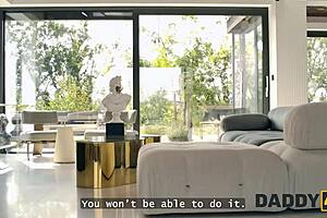 slutty gf sucks cock then stripteases for friend