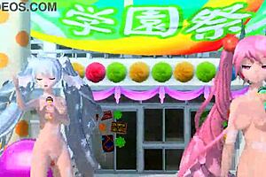 Hatsune Miku Colorful Love Project Diva Nude Mod full nudity