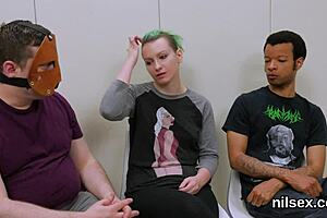 Naughty Kitten Faces Awkward Anal Treatment in Asylum