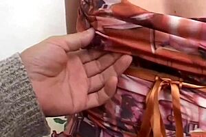 Amateur sex filmed at home with a blonde MILF and young 18+ guy.