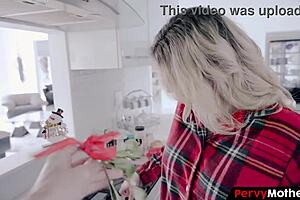 pervymother - unruly stepson devours his refined mothers pussy during the holiday