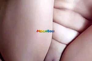 My cousin tells me 'papi, finish inside me' while I fuck her in this homemade video.