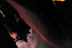 goth femdominas gagging with rimjob and deepthroat